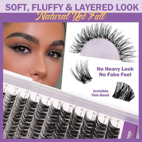 Fluffy Lash Extension Kit 10-18mm with Bond & Seal