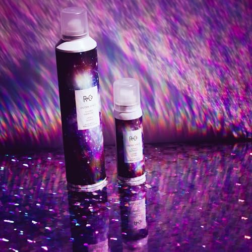 R+Co OUTER SPACE Flexible Hairspray ? Light Hold & Long-Lasting Hair Spray, Adds Shine & Flexibility, All Hair Types