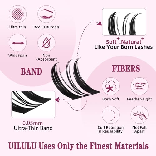 Manga Fairy Lash Clusters Kit 10-16mm D Curl Eyelashes