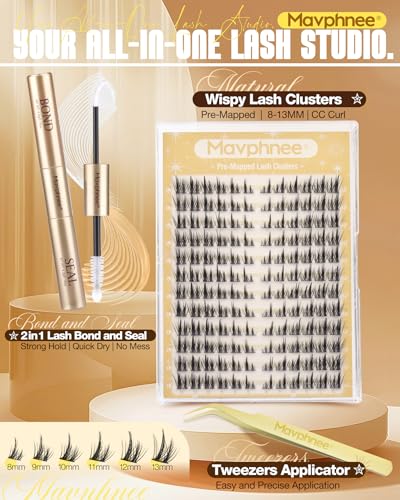 Mavphnee Short Manga Lash Clusters Kit 8-13MM - DIY Eyelash Extensions