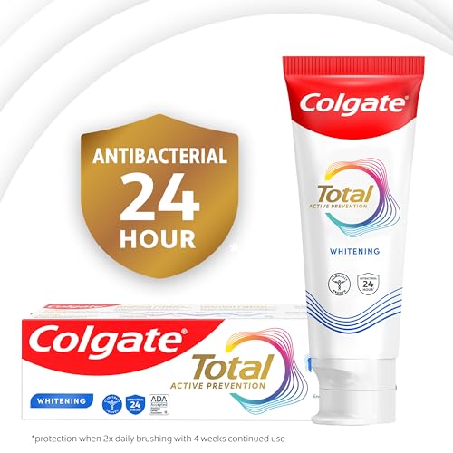 Colgate Total Whitening Fluoride Toothpaste - Mint, 5.1 oz (2 Pack)