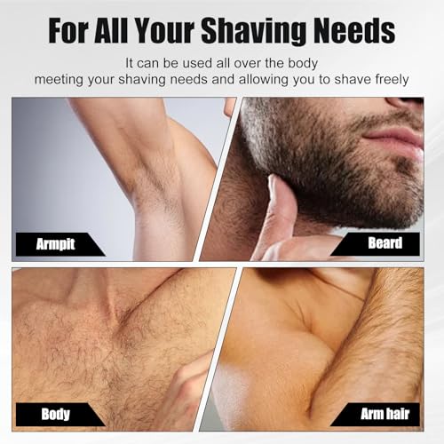 Pro 4 Shaver Replacement Heads Compatible with Skul Pitbulls Gold PRO, Silver PRO, Platinum PRO, Butterfly Kiss PRO Head Shavers, Floating 4 Heads for a Fast, Close and Smooth Shave (3 Pcs)