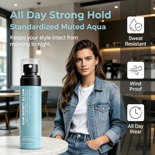 Men's Quick-Dry Matte Styling Mud Spray 150ml