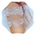 Wedding Lace Garter Set for Bride - 2 Pack Elastic Floral