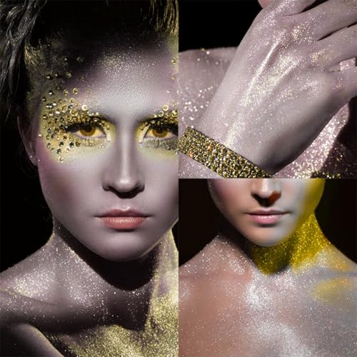 Body Glitter Spray - Long Lasting Shimmer Highlighter (100ml, Blue)