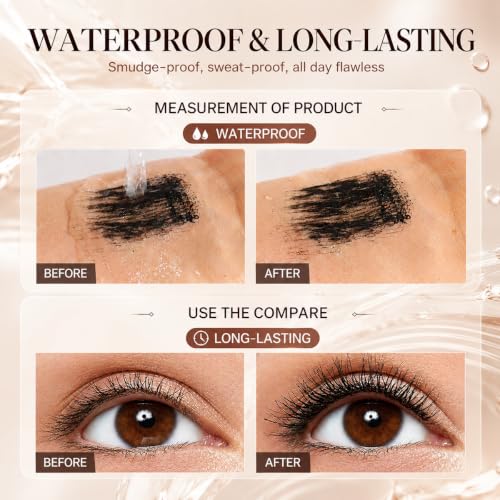 4D Silk Fiber Mascara Waterproof Volumizing Lash (2 Pack)