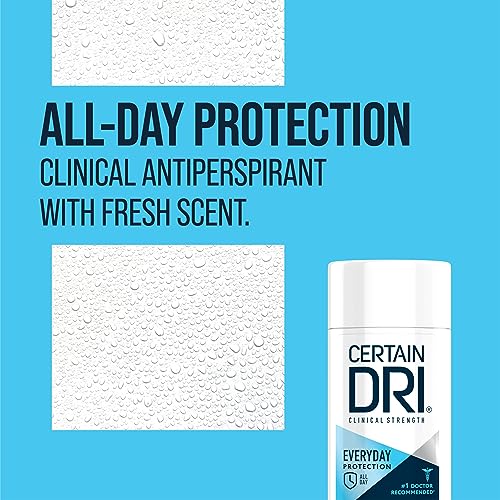 Clinical Strength Antiperspirant Stick - 72-Hour Sweat Protection, 3 Pack