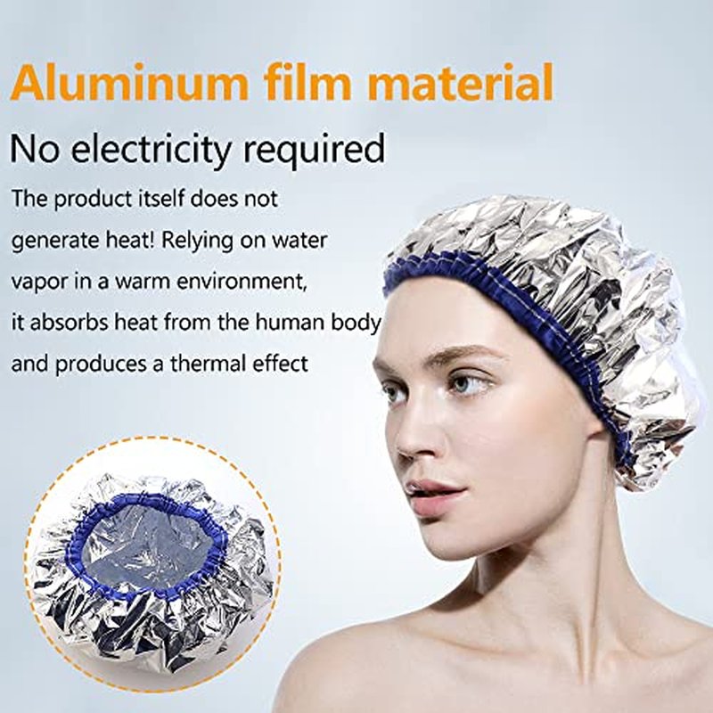 Aluminum Foil Conditioning Caps for Hair Treatment – 2 Pack