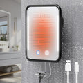 Gospire Heated Fogless Shower Mirror with Light & Suction Cup