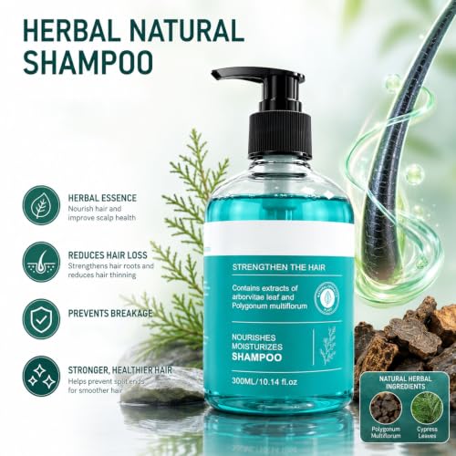 Estytop Herbal Natural Shampoo for Hair Growth & Strengthening