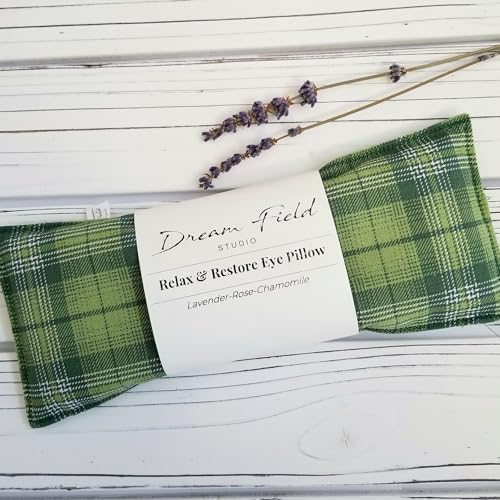 Organic Lavender Eye Pillow | Flaxseed Fill & Aromatherapy