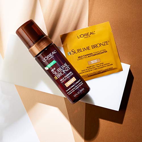 L'Oreal Paris Sublime Bronze Self Tanning Towelettes, 6 Ct