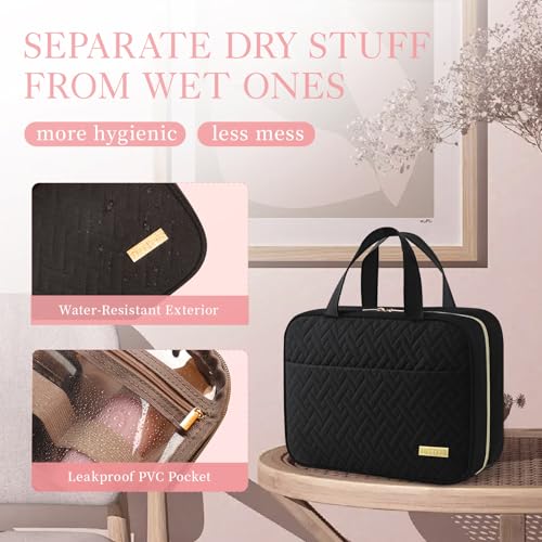 HOTOR Hanging Toiletry Bag - Waterproof Travel Organizer