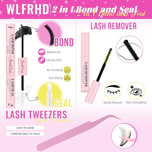 Lash Clusters Kit 320 Pcs DIY Individual Eyelash Extensions 30D 9-16mm