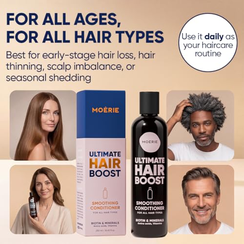 Moerie Hair Growth Conditioner for Men and Women – Biotin & Rosemary Thickening Solution