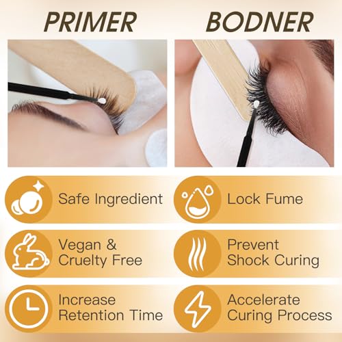 Lash Bonder & Primer Kit for Eyelash Extensions
