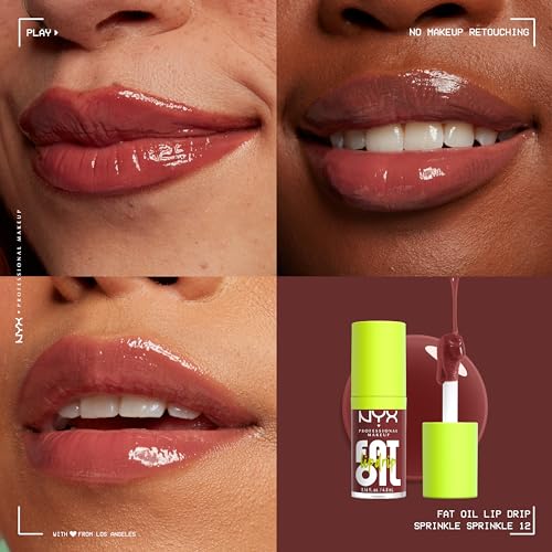 NYX Fat Oil Lip Drip Moisturizing Glossy Lip Oil - Sprinkle