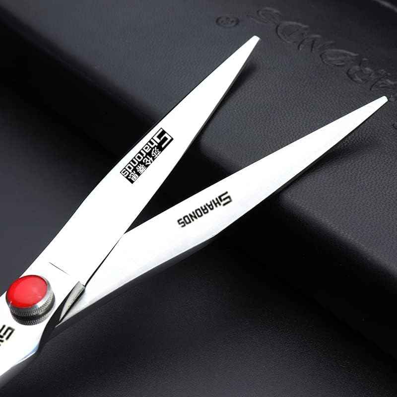 Professional Japanese Hair Scissors - 440C Stainless Steel/Rose Razor Edge (7.5 Inch Flat)