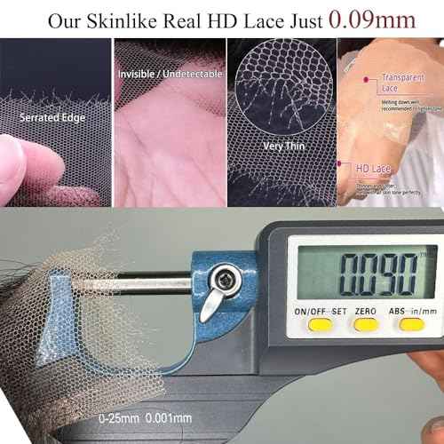 2x6 HD Swiss Lace Melt Skin Lace Closure Long Deep Parting Raw Hair Materials Straight Style Much Fuller with Natural Hair Line Human Hair Natural Black Color (14inch, HD 2x6 lace closure)