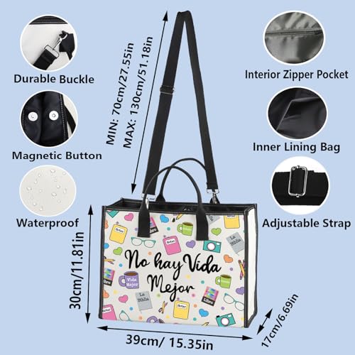 WZMPA JW Pioneer Cosmetic Makeup Bag JW Spanish Pioneer Gifts No Hay Vida Mejor Zipper Pouch Bag For Women Girls (No Hay Vida BG)