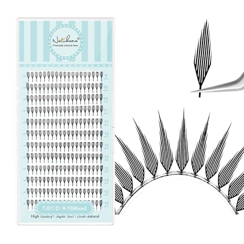 Premade Anime Spire Lash Extensions 0.07D 9-15mm