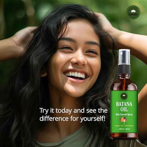 Batana oil for Hair Growth - Dr. Sebi Miracle Blend for Hair 100% Organic batana Hair oil from Honduras -Wild Growth Hair & Scalp Oil Promotes Hair Thickness - 4 fl oz (4 Oz) (4 Oz Spray)