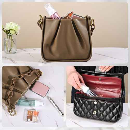 2oz Travel Foam Pump Bottle, 3PCS Empty Foaming Dispenser for Hand Soap, Shampoo, Lash Cleanser (60ml)