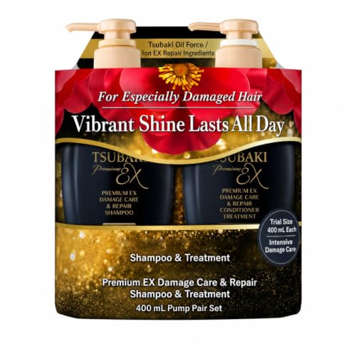 Tsubakii Premium Intensive Repair Shampoo & Conditioner Set 400ml + 400g