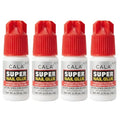CALA Professional Quick Dry Nail Glue Pack of 4 - Strong Hold for Tips & Art