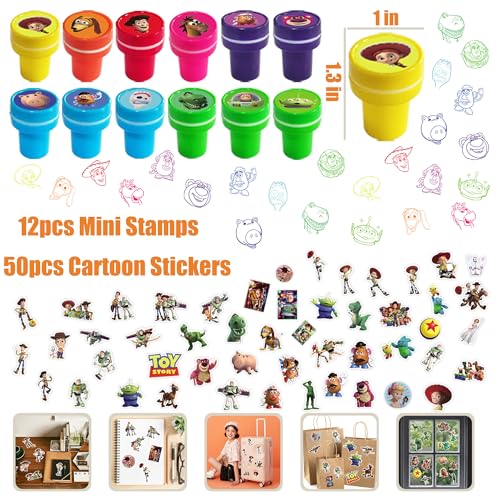 WOOACME Cartoon Birthday Treat Boxes & Party Supplies Set