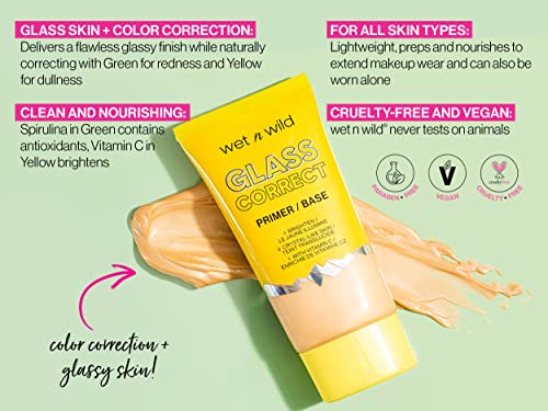 wet n wild Prime Focus Glass Skin Primer Yellow - Vitamin C
