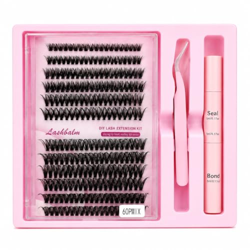 Natural Lash Clusters Kit 120Pcs 8-16MM Wispy Eyelashes