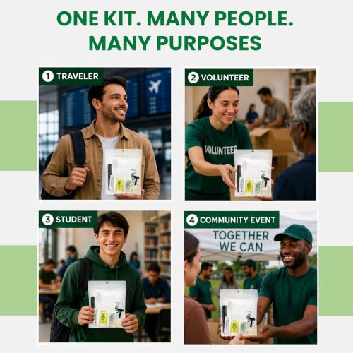 Moda West Bulk 24 Hygiene Kits for Travel, Charitable Giving & Personal Use