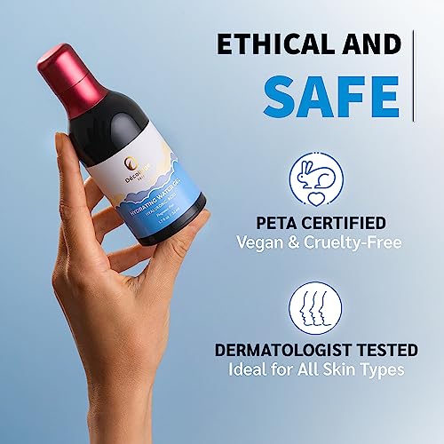 Decollage Hydrating Water Gel Travel Size Moisturizer 1.7 fl oz for Smooth and Glowing Skin with Hyaluronic Acid, Ceramide NP Fragrance Free, Oil Free, PETA Certified Vegan Skincare