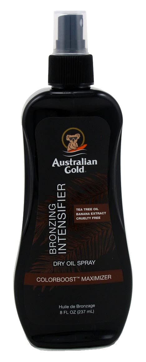 Australian Gold Intensifier Bronzing Dry Oil Spray 8 Ounce (235ml) (Pack of 2)