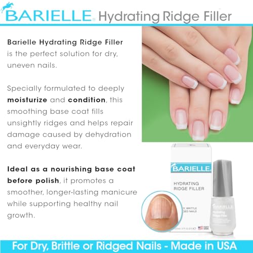 Barielle Hydrating Ridge Filler & Strengthening Base Coat, 0.5 oz
