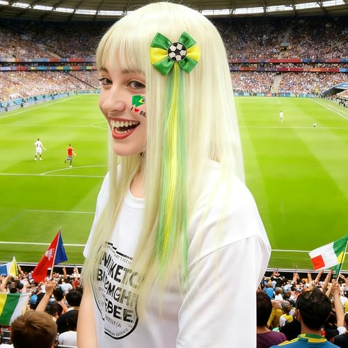 Brazil Soccer Fan Kit – 7-Piece Adult Supporter Accessories Set