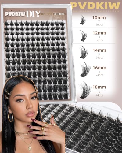 Manga Spiky Lash Clusters CD Curl Wispy Eyelashes 156pcs
