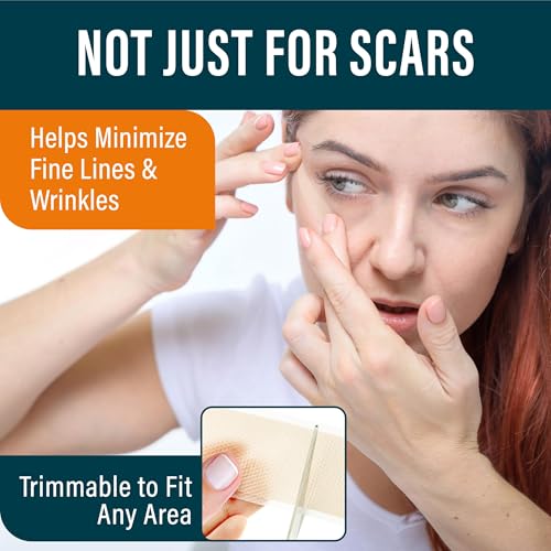 NUVADERMIS Silicone Scar Tape & Overnight Intensive Scar Cream ? Complete Scar Care Duo for Surgical Scars