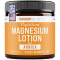 Magnum Solace Nighttime Magnesium Lotion with Arnica ? Soothing Relief & Relaxation, Highly Concentrated Magnesium for Muscles & Joints ? Apply to Legs or Feet Before Bed ? Skin-Friendly