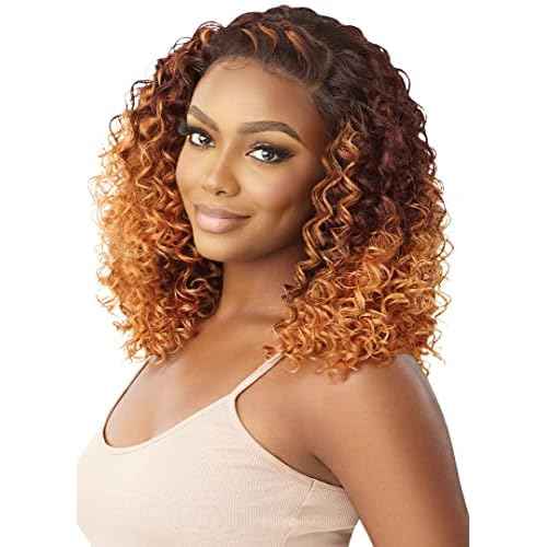 Outre Perfect Hairline 13x4 HD Lace Front Wig DOMINICA 16" (3drff cajun spice)