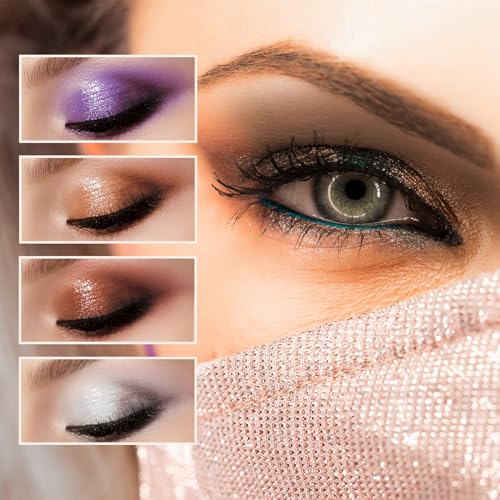 Profusion Sparkle Eyes Eyeshadow Palette – 16 Shades with Primer & Brush