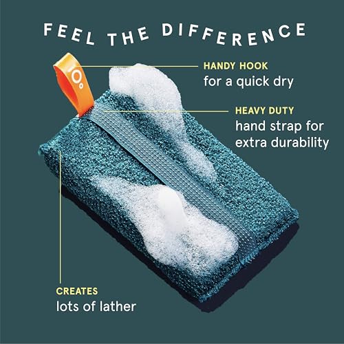Cleanlogic Sport Large Exfoliating Body Scrubber, 3-Pack