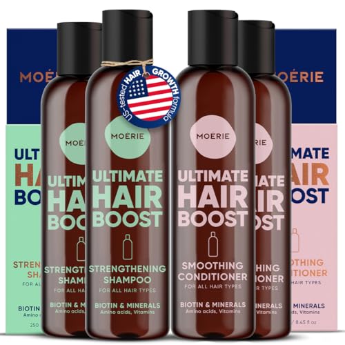 Hair Growth Shampoo and Conditioner Set for Men & Women