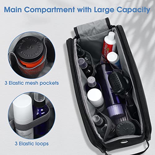 Wedama Toiletry Bag for Men - Waterproof Travel Dopp Kit