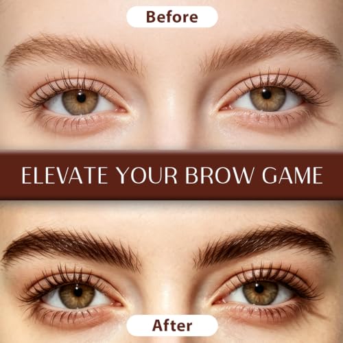 Henna Eyebrow Tint Kit - Natural Dark Brown Brow Dye