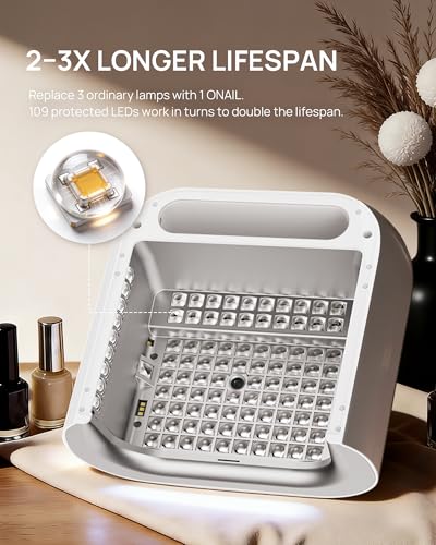 O NAIL Professional Electric Nail Drill & AI LED Nail Lamp