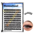 Large Tray,10-20mm to Choose DIY Eye Lashes Extensions 120 Cluster Wide Stem Eyelashes Soft and Lightweight Individual False Eyelashes Dramatic Look (10mm)