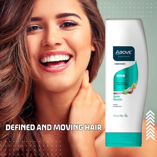 ABOVE Repair Conditioner, 11 oz - Hair Conditioner for Damaged Hair - Increases Hair Resistance - Deep Conditioner with D-panthenol, Bioactives