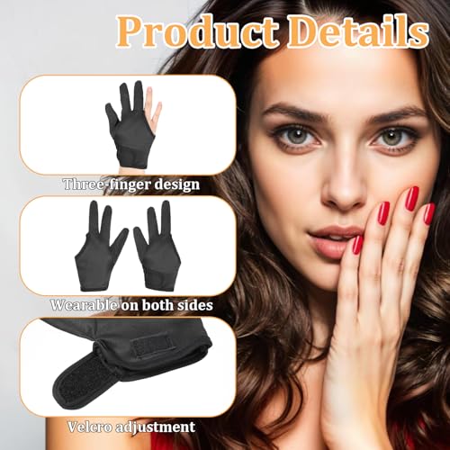 Heat Resistant Gloves for Hair Styling | 2-Piece Set